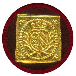 ドイツ 1700N 1/8 ラムダカット 金貨 神の子羊 クリッペ NGC MS64