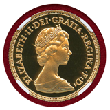 イギリス 1980年 ソブリン 金貨 エリザベス2世 PF70UC