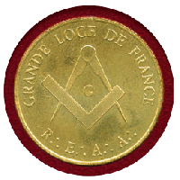 フランス ND フリーメイソン パリロッジ発行銀メダル&銅メダル