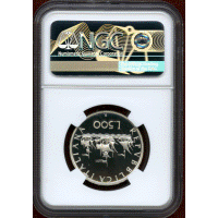 【SOLD】イタリア 2001R 500リレ 銀貨 NGC PF69UC