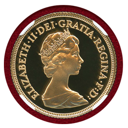 イギリス 1984年 ソブリン 金貨 エリザベス2世 NGC PF70UC