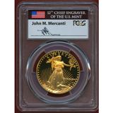 アメリカ 1987 $50金貨 PCGS PR70DCAM Mercantiサイン