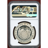 ヨーロッパ 1992年 25エキュ 銀貨 UK ファンタジー スリーグレイセス PF69UC