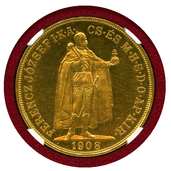 JCC | ジャパンコインキャビネット / ハンガリー 1908KB 100コロナ 