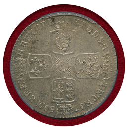 イギリス 1750年 シリング銀貨 ジョージ2世 PCGS MS63