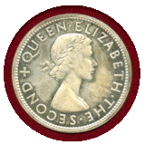ローデシア・ニヤサランド 1955年 銀貨/銅貨 プルーフ7枚セット エリザベス2世