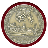 【SOLD】ドイツ ニュルンベルク 2ターラー銀貨 都市景観 1961年 リストライク銀メダル