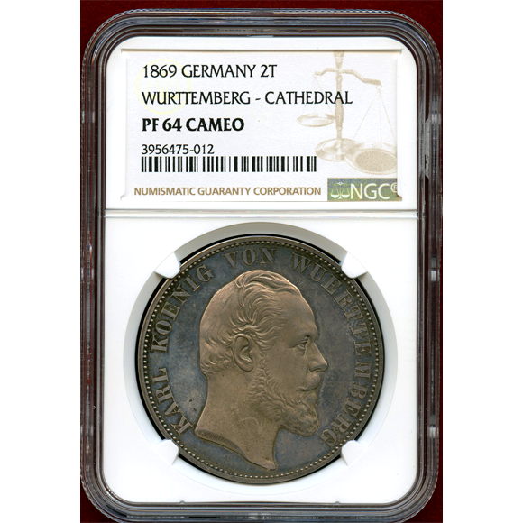 JCC | ジャパンコインキャビネット / ドイツ ヴュルテンベルク 1869年