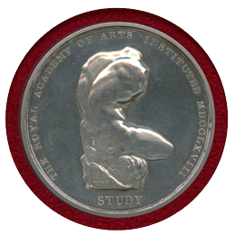 【SOLD】イギリス 1837年 ロイヤルアカデミーオブアーツ 銀メダル W.Wyon