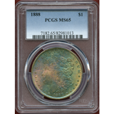 【SOLD】アメリカ 1888 $1 銀貨 モルガンダラー PCGS MS65