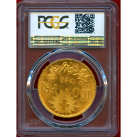 スイス 1925B 100フラン 金貨 ブレネリ PCGS MS65