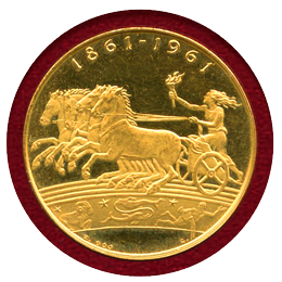 イタリア 1961年 金メダル 統一100周年記念 PROOF