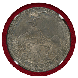 ペルー 1839年 銀メダル ユンガイの戦い戦勝記念 NGC MS63