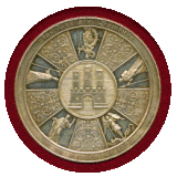 ドイツ ハンブルク 1828年 ポルトガレッサー銀打ち 市民憲章300周年