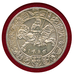 【SOLD】オーストリア 1486(1953)年 グルディナー 銀貨 リストライク ジギスムント大公