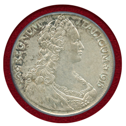 【SOLD】エリトリア 1918年R タレロ銀貨 マリア・テレジア PCGS AU58