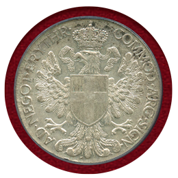 【SOLD】エリトリア 1918年R タレロ銀貨 マリア・テレジア PCGS AU58