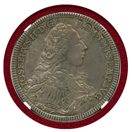 ドイツ ニュルンベルク 1765SR ターラー 銀貨 都市景観 ヨーゼフ2世 UNC DETAILS