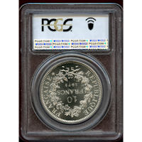 【SOLD】フランス 1972年 10フラン 銀貨 ピエフォー ヘラクレス PCGS SP69