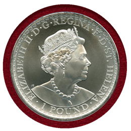 セントヘレナ 2020年 1ポンド 銀貨(金メッキ) ウナとライオン