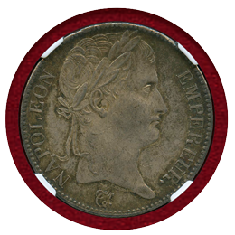 【期間限定】フランス 1815A 5フラン 銀貨 ナポレオン1世 百日天下 NGC MS62