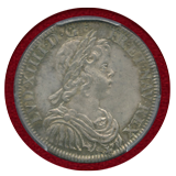 フランス 1644A 1/2エキュ銀貨 ルイ14世 PCGS MS63