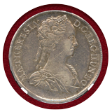 ハンガリー 1742年 ターラー銀貨 マリア・テレジア、マドンナ NGC AU58