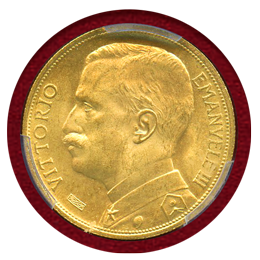 イタリア 1912R 10リレ 金貨 豊穣の女神 PCGS MS64+