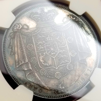 イギリス 1831年 クラウン 銀貨 ウィリアム4世 "W.W." NGC PF63