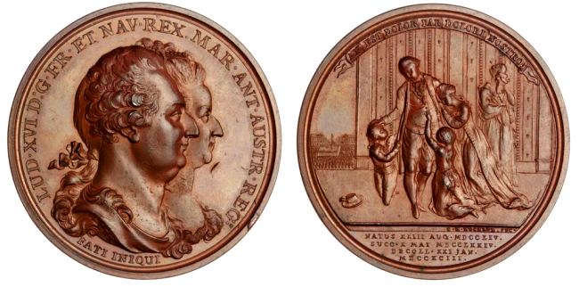 ルイ16世処刑メダル